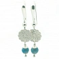 Long Blue Apatite Earrings and Sterling Silver 925 3
