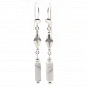 Howlite and Sterling Silver Earrings 4