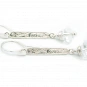 Long Quartz (Rock Crystal) Earrings set in Sterling Silver 925 3
