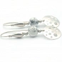 Howlite and Sterling Silver Earrings 2