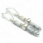 Howlite and sterling Silver Earrings 1