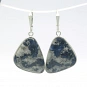 Sapphire in Matrix and 925 Silver Earrings 6