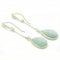 Earrings with Amazonite and Silver 925 1