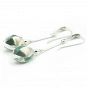 Earrings with Amazonite and Sterling Silver 3