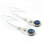 Sodalite Earrings and Sterling Silver 1