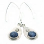Sodalite Earrings and Sterling Silver 2
