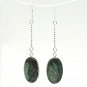 Fuchsite and Silver 925 Earrings 5