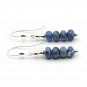 Sodalite and Silver 925 Earrings 1