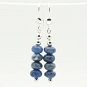 Sodalite and Silver 925 Earrings 4