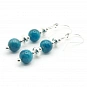 Blue Apatite and Sterling Silver Earrings 2