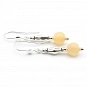 Yellow Calcite and Sterling Silver 925 Earrings 2