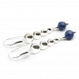Sodalite and Sterling Silver 925 Earrings 2
