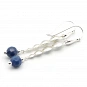 Sodalite and Sterling Silver 925 Earrings 3