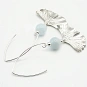 Aquamarine and Silver 925 Earrings  2