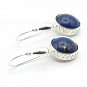 Lapis Lazuli and 925 Silver Earrings 2