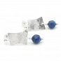 Sodalite and 925 Silver Earrings 1