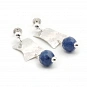 Sodalite and 925 Silver Earrings 2