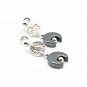 Hematite and 925 Silver Earrings 1