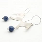 Sodalite and 925 Silver Earrings 3