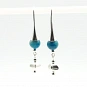 Blue Apatite and 925 Silver Earrings 4