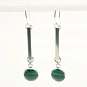 Malachite and Sterling Silver Earrings  4