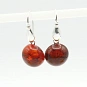 Amber and Sterling Silver Earrings  4