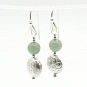 Aventurine and 925 Silver Earrings 6