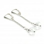 Rock Crystal Quartz and 925 Silver Earrings 1