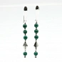 Malachite and 925 Silver Earrings 6