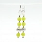 Serpentine and 925 Silver Earrings 6
