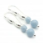 Angelite and 925 Silver Earrings 1