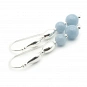 Angelite and 925 Silver Earrings 2