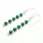 Malachite and 925 Silver Earrings 5