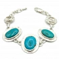 Turquoise and Sterling Silver 925 Bracelet 1