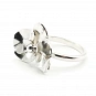 Orchid Flower Ring in 925 Silver 1
