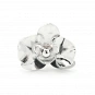 Orchid Flower Ring in 925 Silver 3